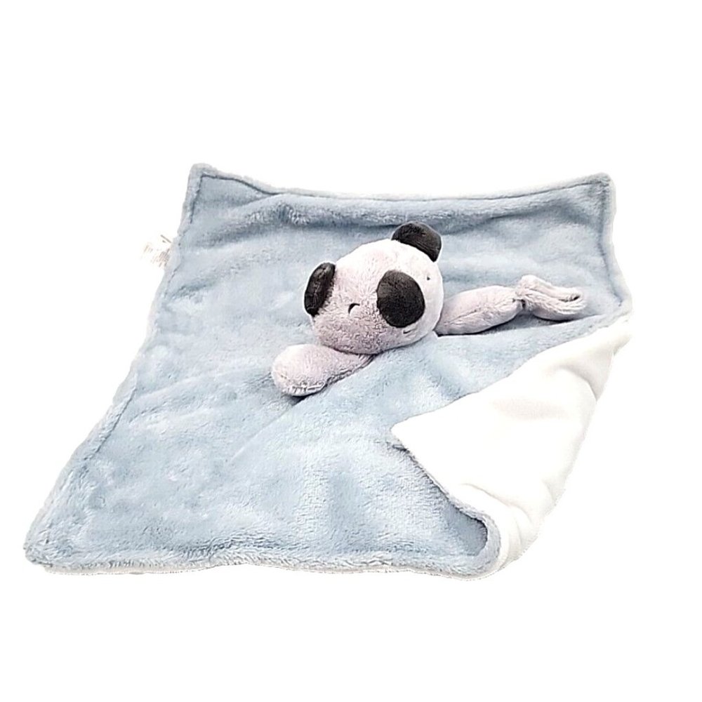 Carters Koala Bear Lovey Plush 14.5" Blue White Pacifier Holder Security Blanket